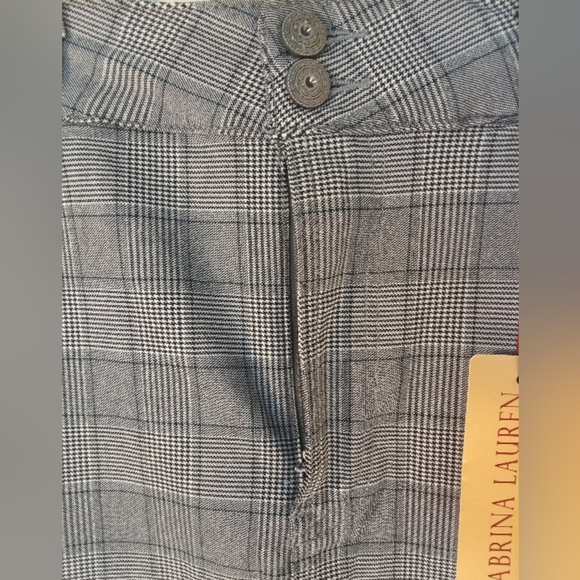 NWT | Sabrina Lauren Plaid Pen Shirt Size 10 - Picture 3 of 10